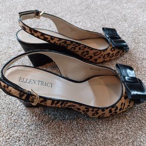 leopard print, 8, Ellen Tracy
